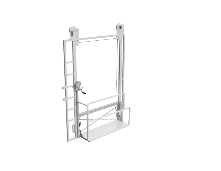 Pluklorrie met handlier voor champignonteelt