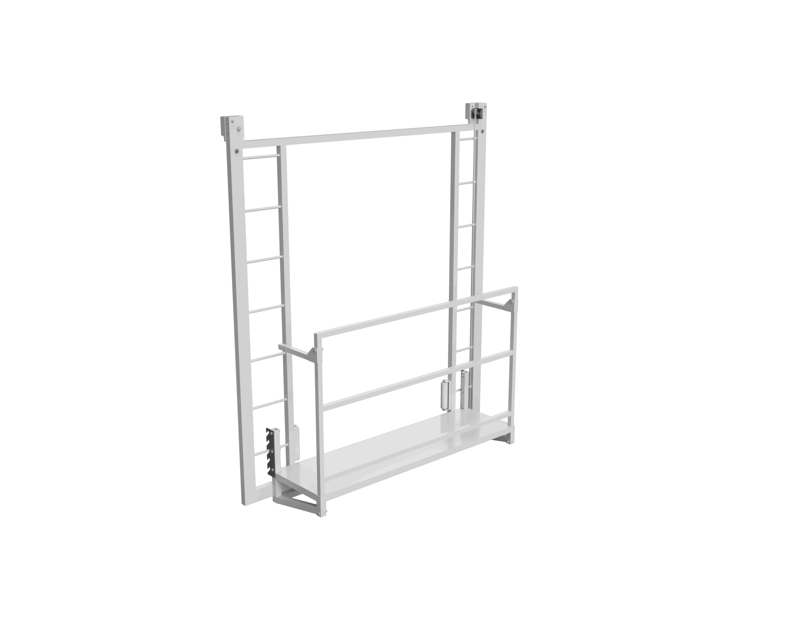 Pluklorrie (zonder handlier) voor champignonteelt
